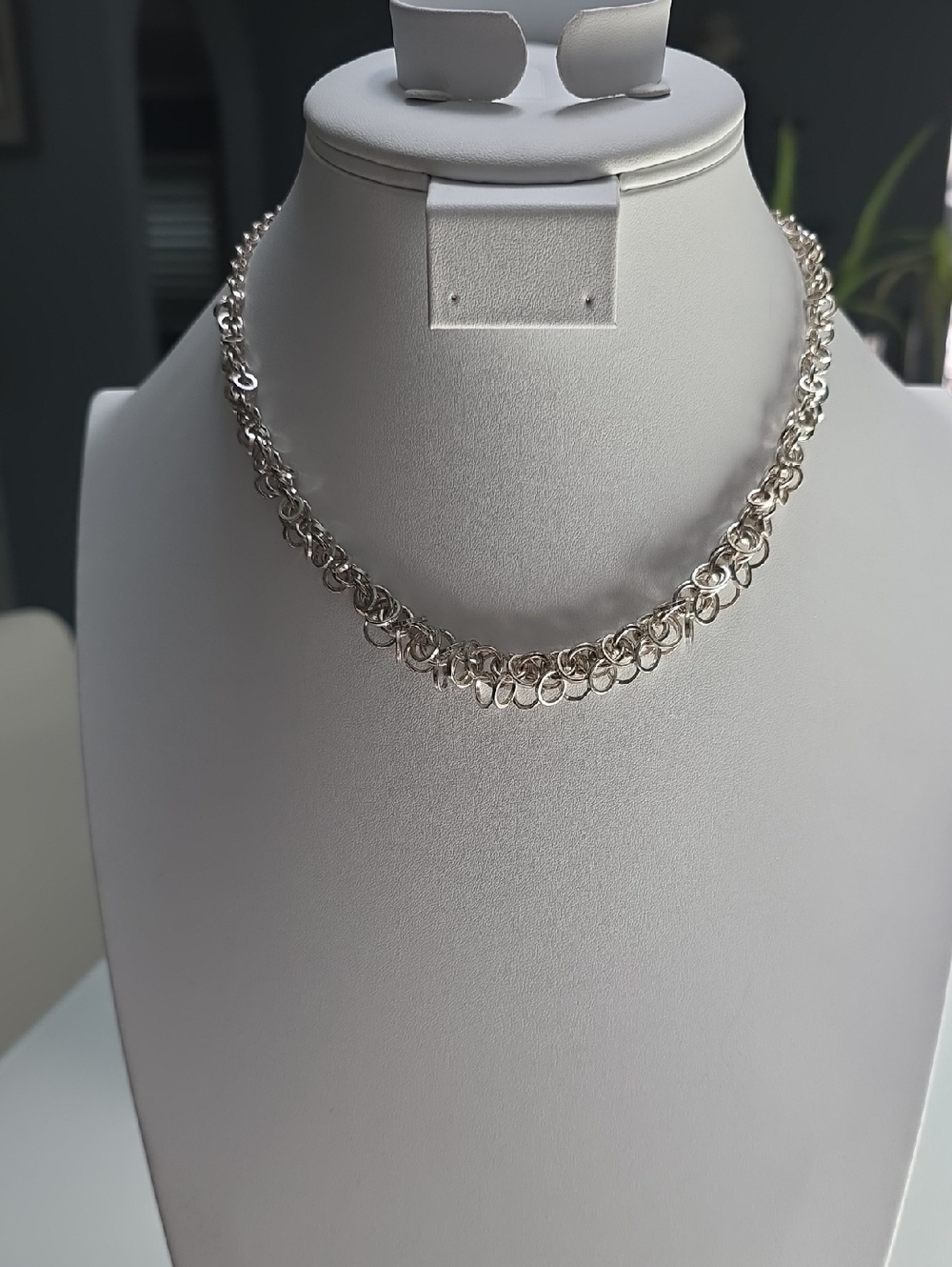 Avon Sterling Silver Multi-Loop Chain Necklace - Silver
